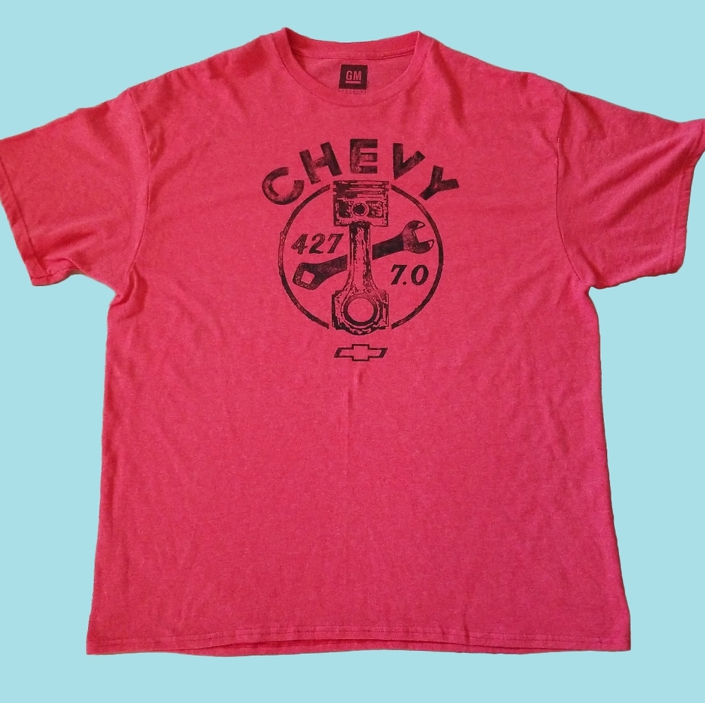 Red Chevy Chevrolet GM Graphic Tee XL